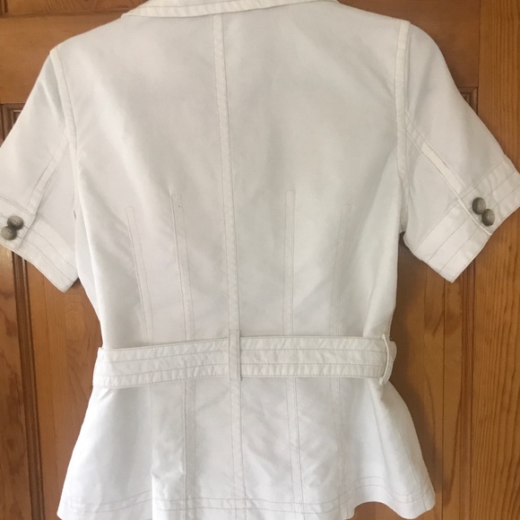 Ann Taylor White Jacket 10P - New - Picture 5 of 6